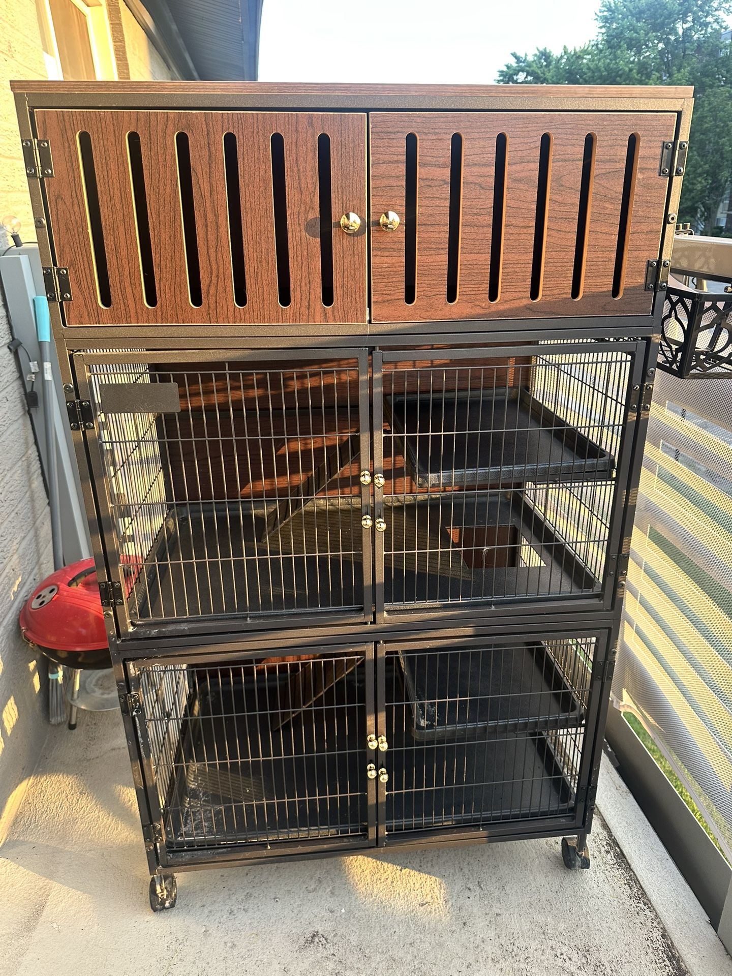 Small Animal Cage With Wheels 