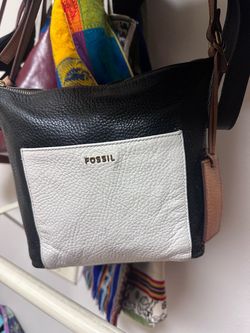 Fossil Leather Crossbody Bag