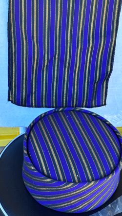 African hat and scarf