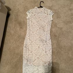 Women’s White Lace Dress- Never Used- Size Small 