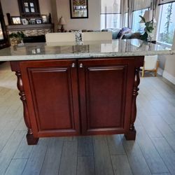 Granite Top Kitchen Island