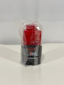 #383 Milwaukee M12 Red Lithium-ion CP2.0Ah 12 Volt Batteries 48-11-2420 No original box NEW GENUINE