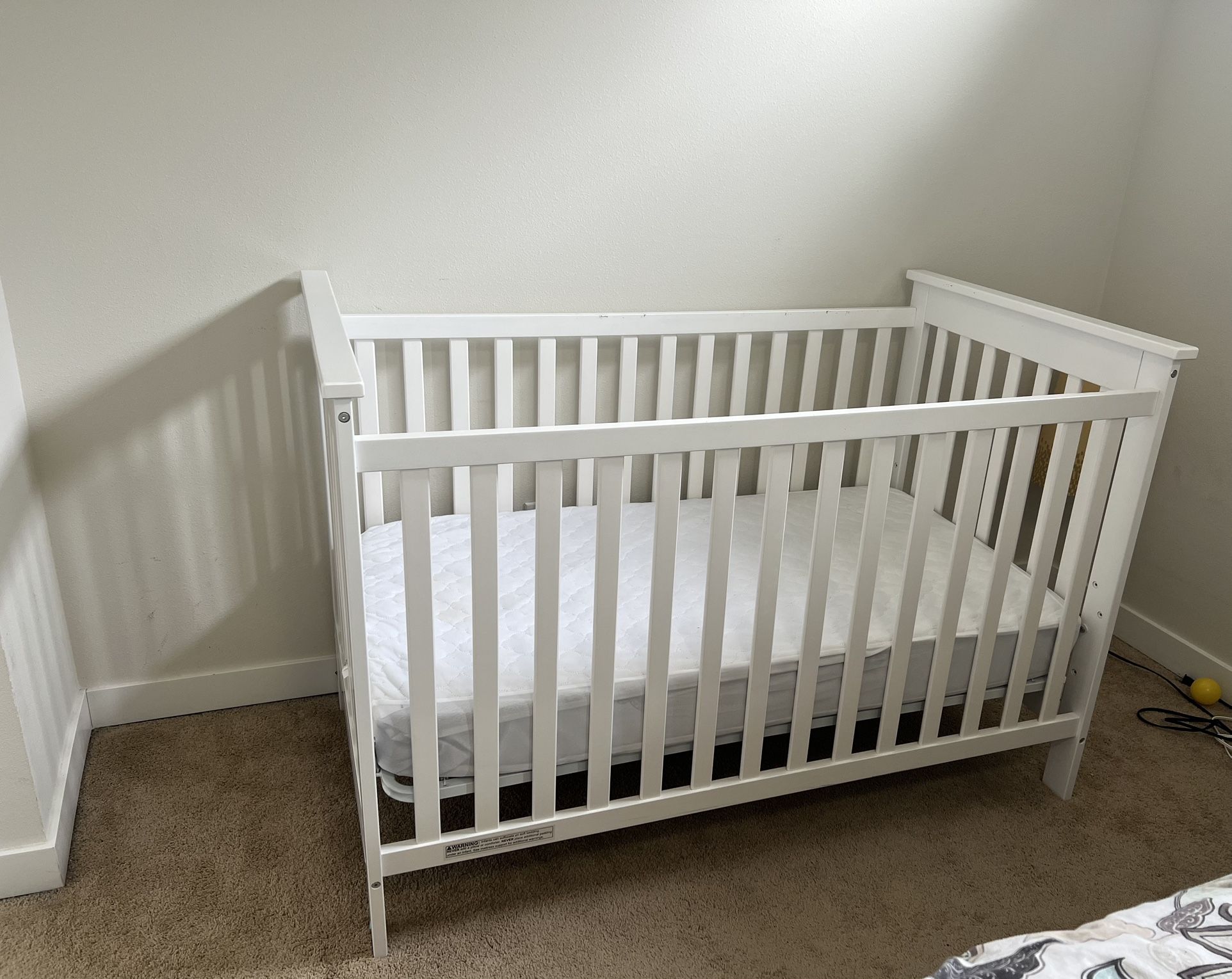 Delta Baby And Toddler Crib Along With Mattress