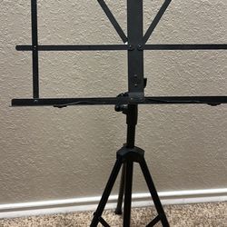 New Deluxe Music Stand And Case