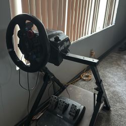Logitech g29 wheel with gt omega stand 