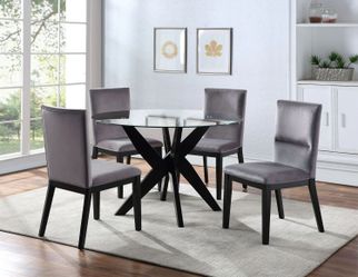 GREAT DEAL!!! 5 PC DINING SET- TABLE, 4 CHAIRS