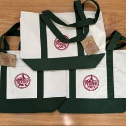 Trader Joe's Large Green Tote Bag