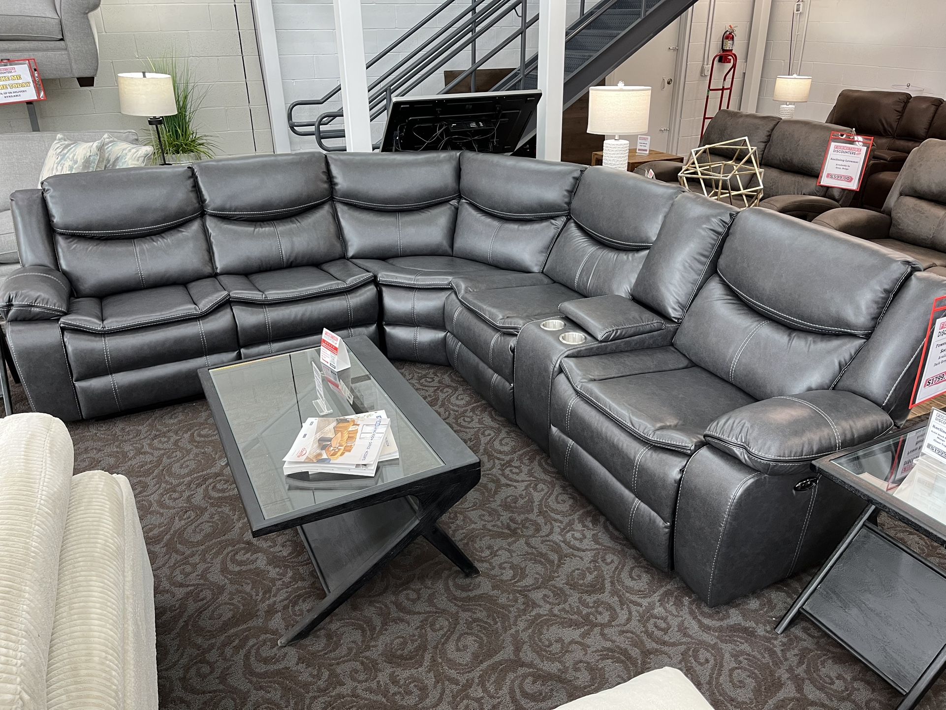Power Reclining Sectional
