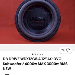 WDX 12 “ 6000watt