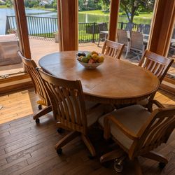Oak Kitchen Table 