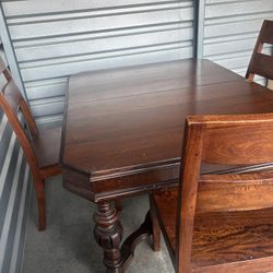 Dining Room Table With 4 Chairs 