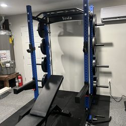 SQUAT RACK/ HR1000/ VESTAFITNESS/ WEIGHTS/ BARBELL/ BENCH/ GYM EQUIPMENT/ DELIVERY 🚚 