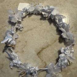 White light lavender headpiece. 