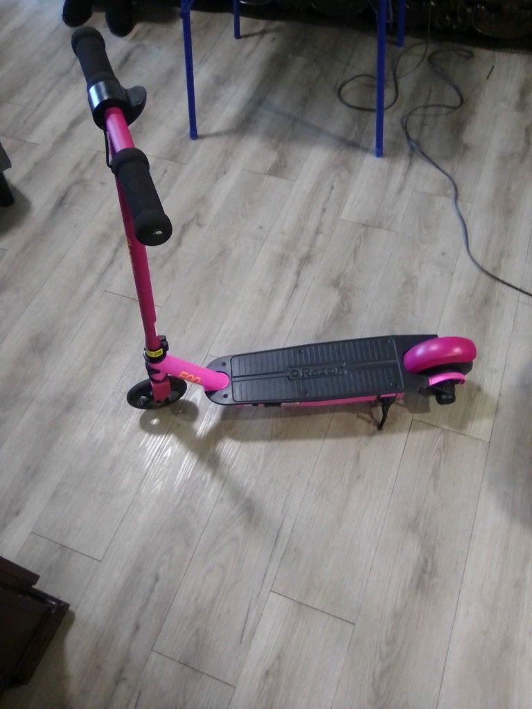 Pink Electric Scooter