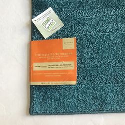Teal Runner Rug