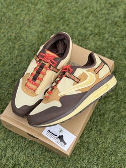 Nike Air Max 1 Travis Scott Baroque Brown Size 9.5