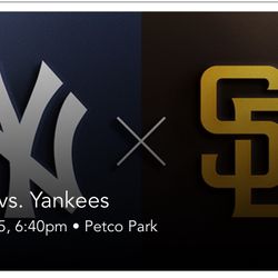 Padres Vs Yankees Tickets 5/25