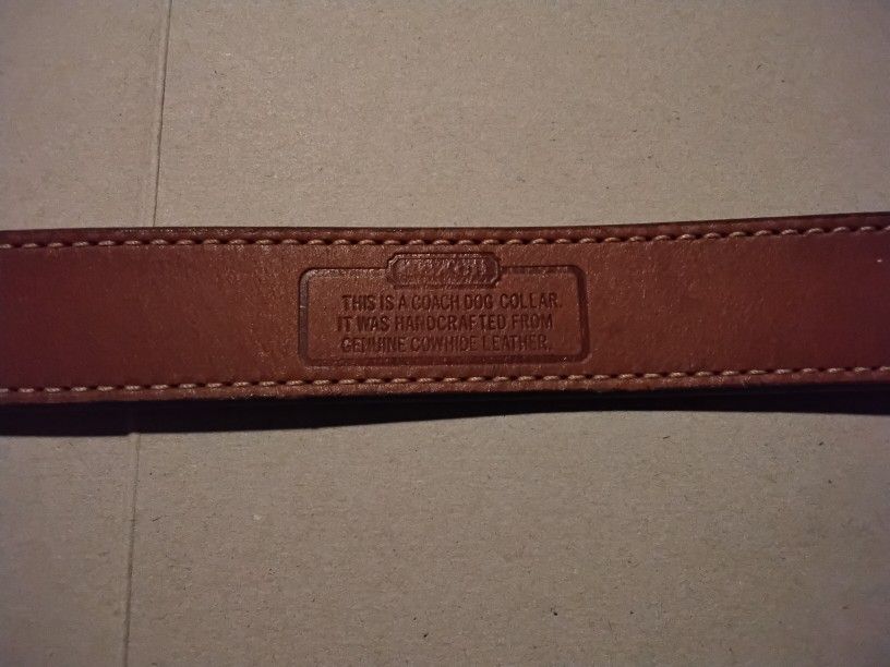 Coach Dog Collar
