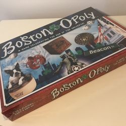 Boston Opoly Board Game , Brand New !