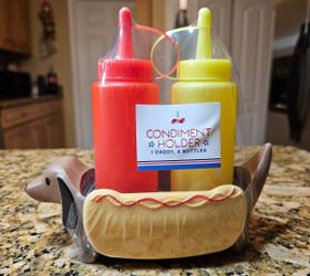 Target Bullseyes Playground BBQ Weiner Hot Dog Mustard & Ketchup Condiment Caddy