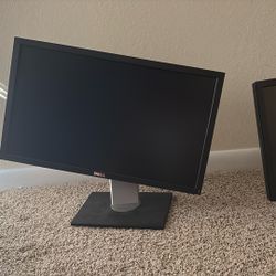 Two Desktop Monitors 