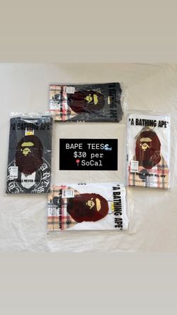 BAPE Tee Bundle - 4 left - sizes M/L