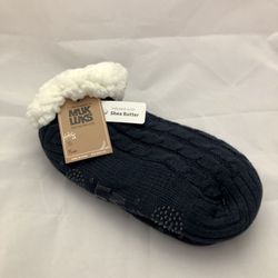 MUK LUKS Shea Butter Footie Cabin Socks