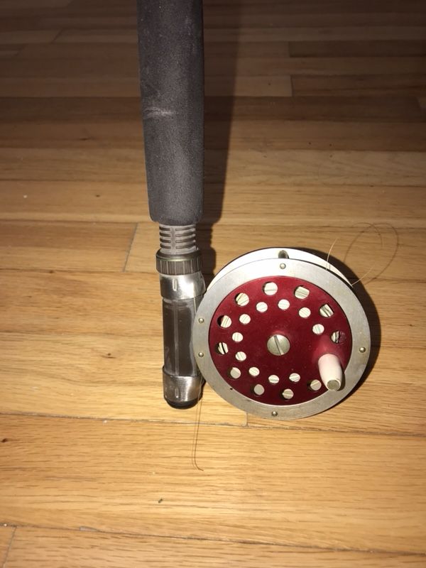 Vintage fly rod & reel. (. Browning Silaflex and Sears 1950 's