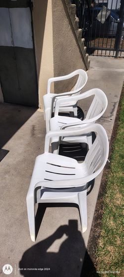 plastic chairs