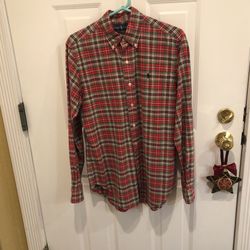 Ralph Lauren Classic Fit  Long Sleeve Flannel Shirt Size Sm