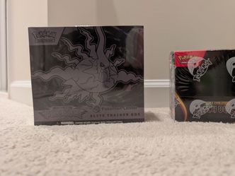 Pokemon Pitch Black Pokemon Center Elite Trainer Box and Booster Box