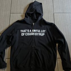 That’s a awful lot of cough syrup hoodie