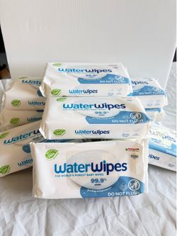New WaterWipes baby wipes 12 pkgs