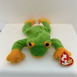 Ty Beanie Baby Smoochy The Frog