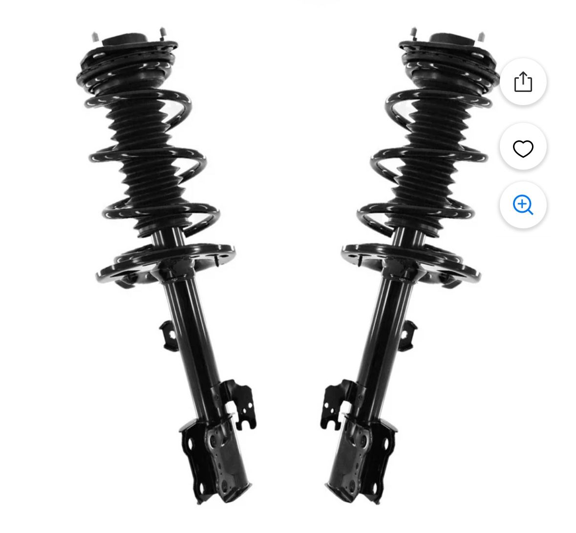 Detroit Axle - 2 Front Struts for 2016-2020 Lexus RX350, 2018-2019 RX350L