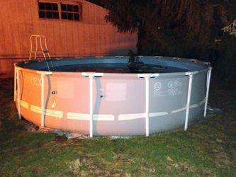 Intex above ground pool 5 x 20 ft