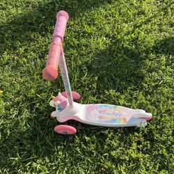 Pink Unicorn 3 Wheel Kids Scooter