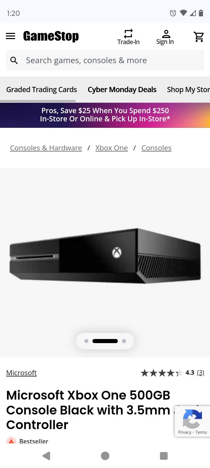 Xbox One With Controller