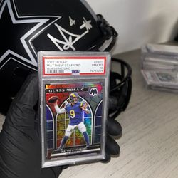 2022 Glass Mosaic Mathew Stafford PSA 10