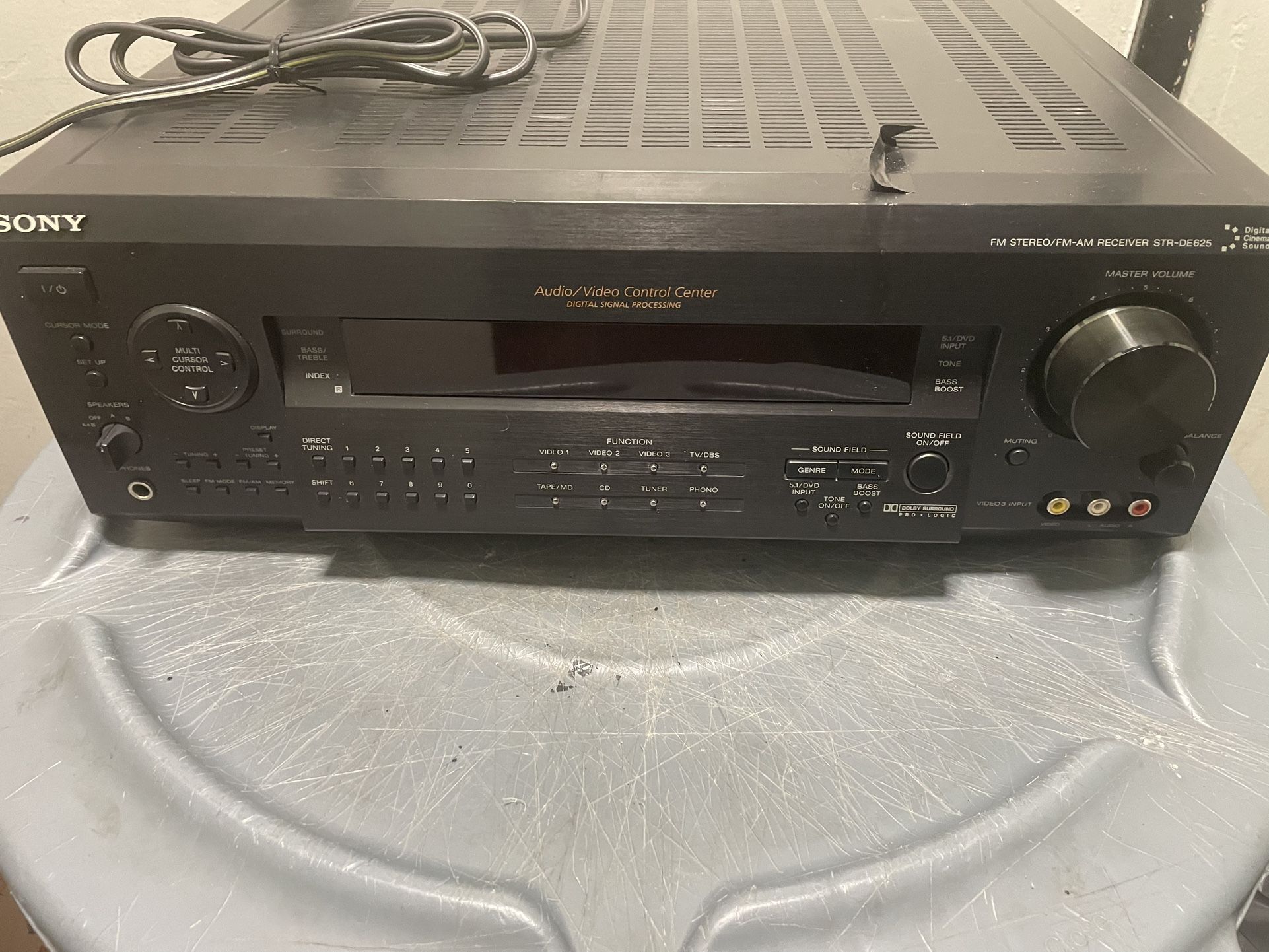 Sony Receiver Model STR-DE625