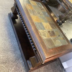 Coffee Table And Side Tall Table 