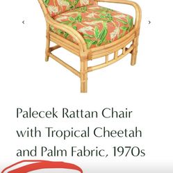 Palecek Rattan Chair 