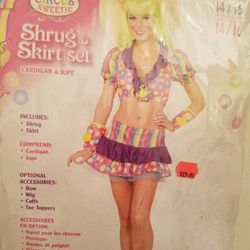 Shrug And Skirt Halloween Outfit Size 14/16