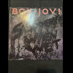 Bon Jovi Slippery When Wet Vinyl 1986 1st Pressing 