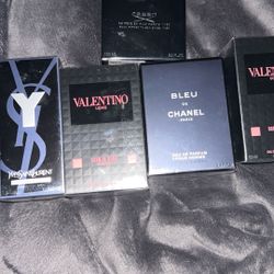 valentino 75 creed 300 YSL 100 chanel 90