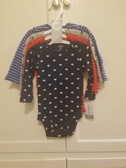 Baby clothes size 9m onesies and pants