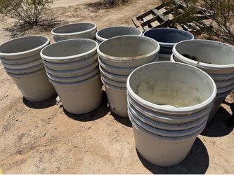 Planter tubs for garden or feed trough