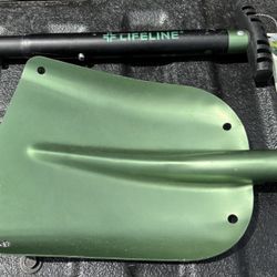 Two Piece Lightweight Emergency Life Line Shovel