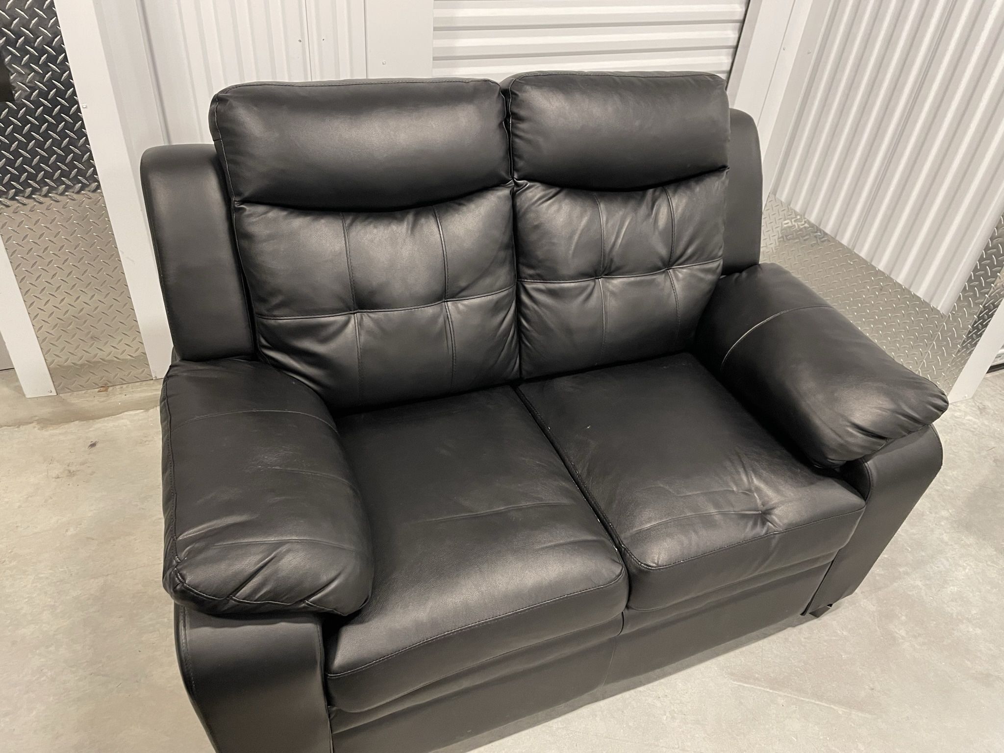 Black Leather Couches