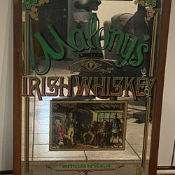 Malony’s Irish Whiskey Vintage Mirror